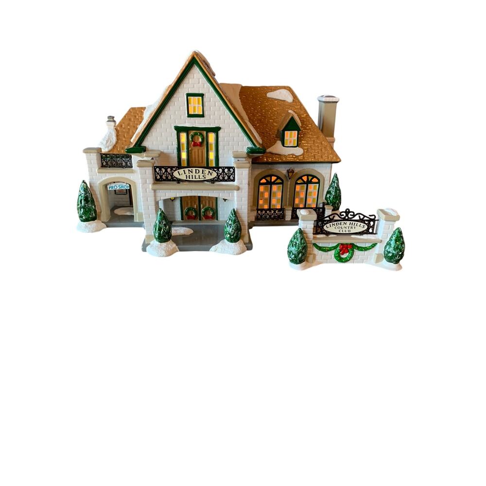 Department Dept 56 Original Snow Village LINDEN HILLS COUNTRY CLUB Retired 54917